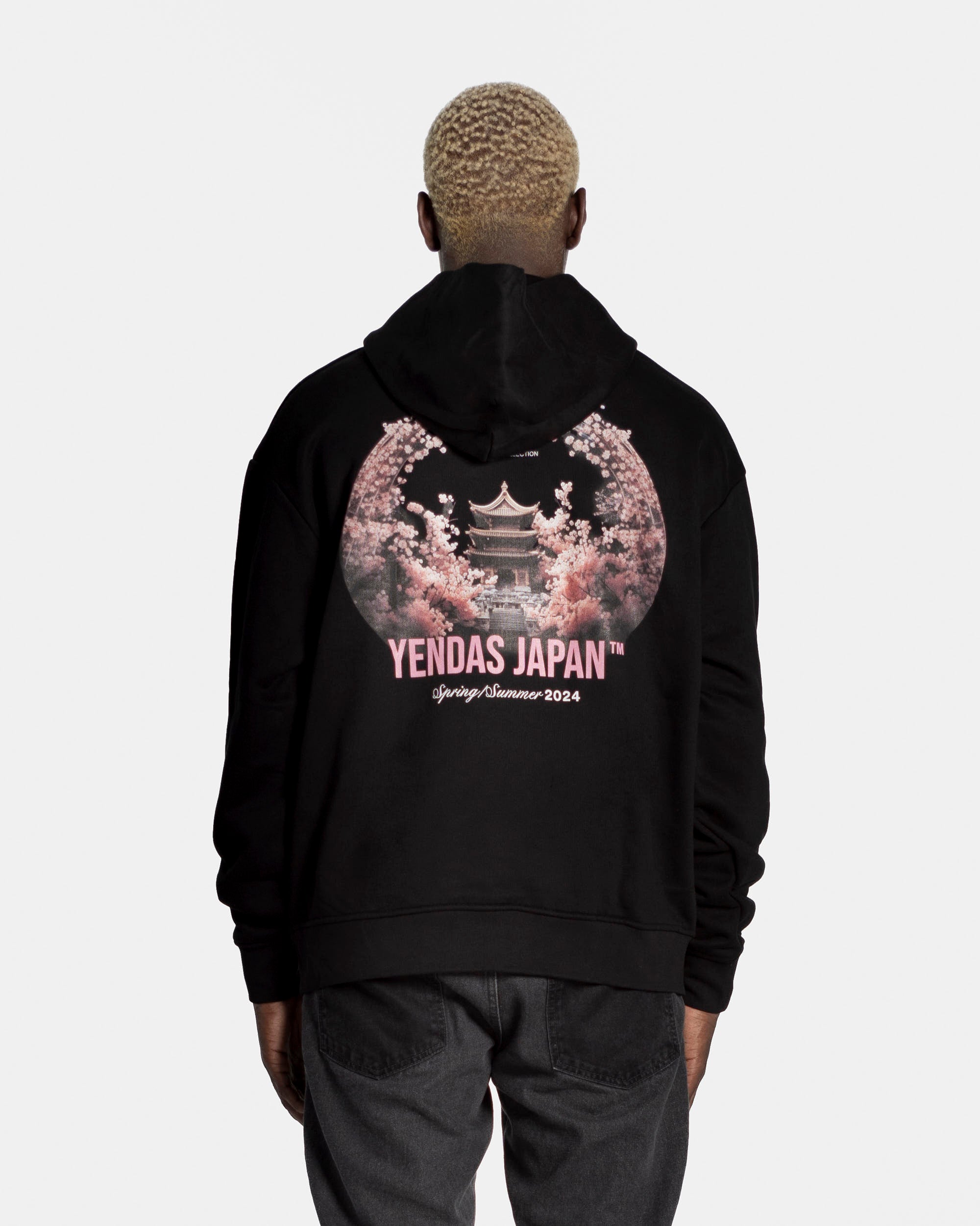 Temple Oversized Hoodie – Black