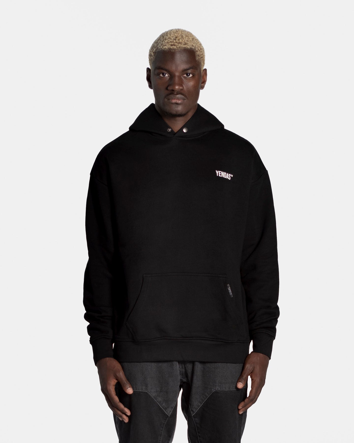 Temple Oversized Hoodie – Black