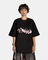 Sakura Oversize T-Shirt – Black